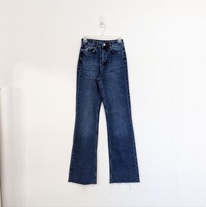 Piral High Waisted Wide Leg Denim Jeans Blue XS american 90s casual clas…